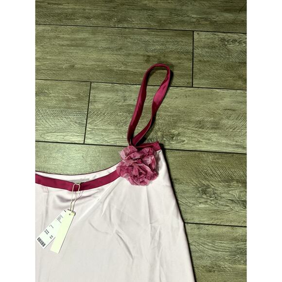 Autumn Maxi Skirt For Love & Lemons  Pink Large Midi NWT - Picture 3 of 7